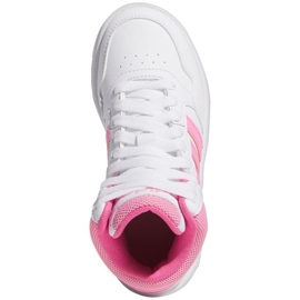 Zapatillas Adidas Hoops 3.0 Mid K IG3716 blanco 1