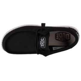 Zapatos Hey Dude Wally Slub Canvas W 40009-001 negro 2