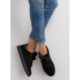 Deportivas satinadas 16-535 Cordones negros 6