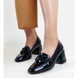 Zapatos Vinceza charol negro 2