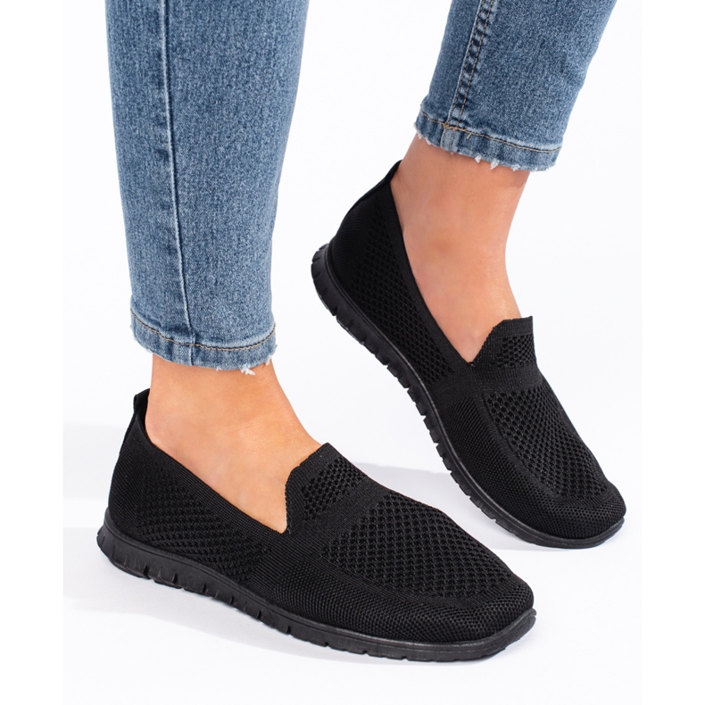 Zapatillas sin cordones, negro 1