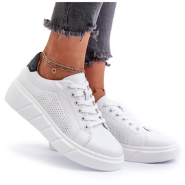 Zapatillas Mujer Piel Plataforma Blanco Gatira 10