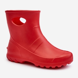 Botas de impermeabilización para mujeres Lemigo Garden 752 Rojo 4