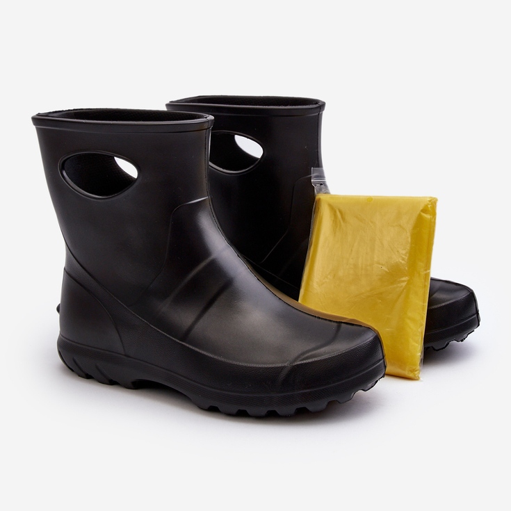 Botas de agua impermeables para mujer LEMIGO Garden 752 Negro 1