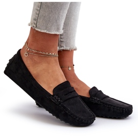 Mocasines Mujer Ante Ecológico Negro Adelmarie 9