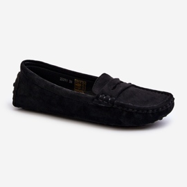 Mocasines Mujer Ante Ecológico Negro Adelmarie 1