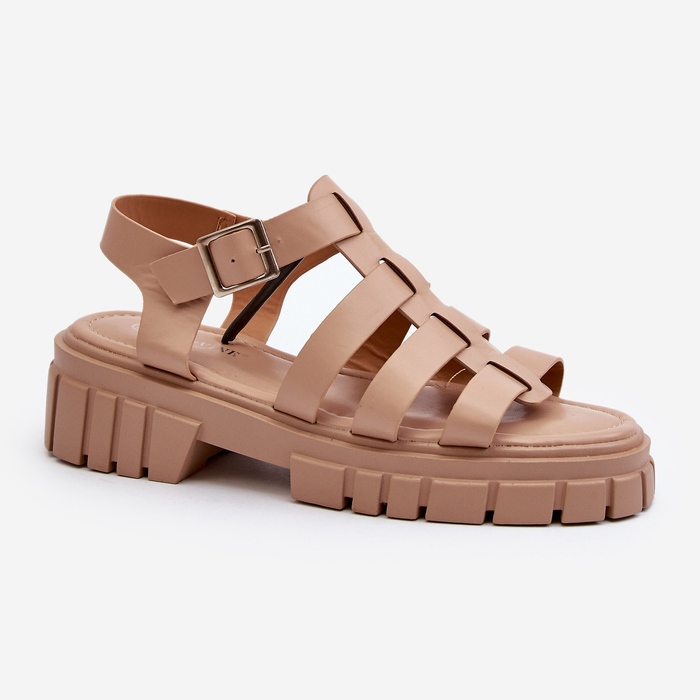 Sandalias Romanas Mujer Beige Rosarose 2