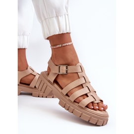 Sandalias Romanas Mujer Beige Rosarose 6