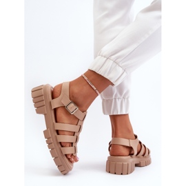 Sandalias Romanas Mujer Beige Rosarose 8