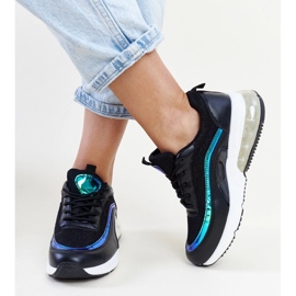 Zapatillas negras con holograma Jelek. negro 2