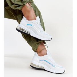 Zapatillas blancas con holograma Jelek. blanco 2