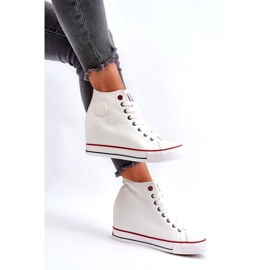 Zapatillas Mujer Cuña Cross Jeans NN2R4004 Blanco 4 Zapatillas Mujer Cuña Cross Jeans NN2R4004 Blanco 4