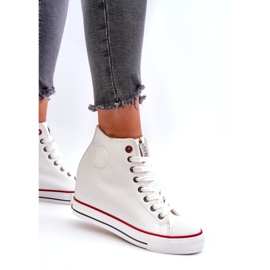 Zapatillas Mujer Cuña Cross Jeans NN2R4004 Blanco 2 Zapatillas Mujer Cuña Cross Jeans NN2R4004 Blanco 2