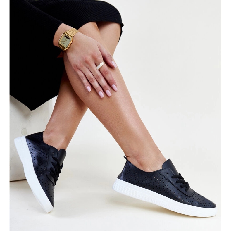 Deportivas Manoek caladas negras negro 1