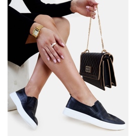 Zapatillas sin cordones Hilal en negro 3
