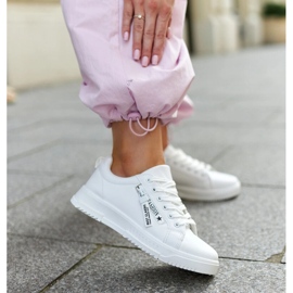Zapatillas Brecht de piel ecológica blancas blanco 3