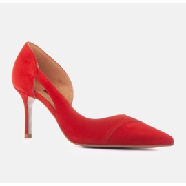 Marco Shoes Tacones de martini rojo 7