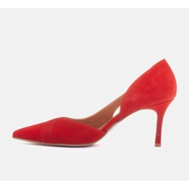 Marco Shoes Tacones de martini rojo 6