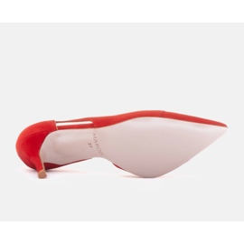 Marco Shoes Tacones de martini rojo 4