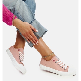 Deportivas Cross Jeans de mujer rosa rosado 4