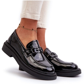 Mocasines Mujer Charol Negro Keelana 9