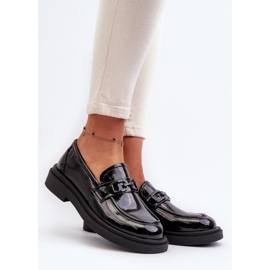 Mocasines Mujer Charol Negro Keelana 2