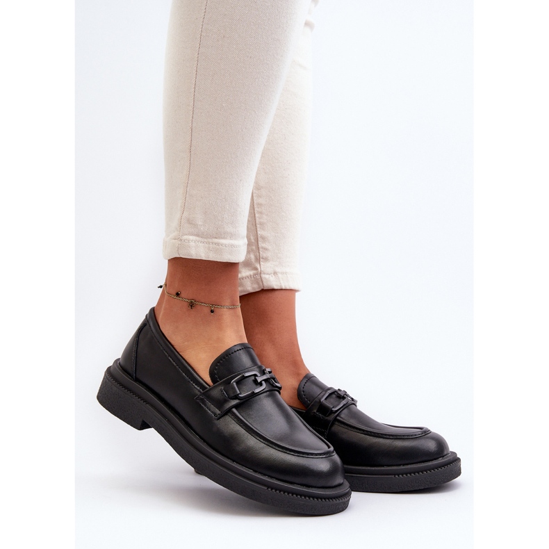 Mocasines Mujer Piel Negro Keelana 2