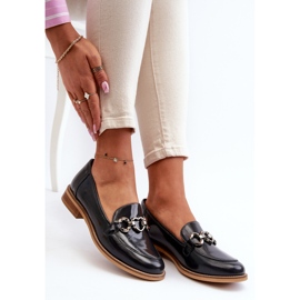 Mocasines Mujer Piel Charol Laura Messi 2760 Azul Marino 1