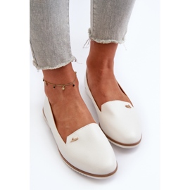 Mocasines Planos Mujer Blanco Enzla 5