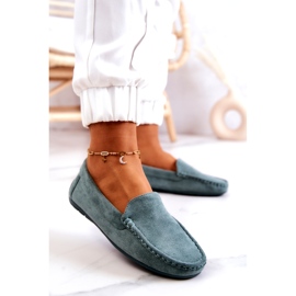 Evento Mocasines Mujer Ante Menta Morreno verde 2