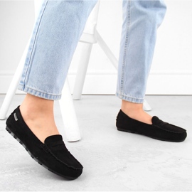 Mocasines mujer ante negro Potocki 09300 2