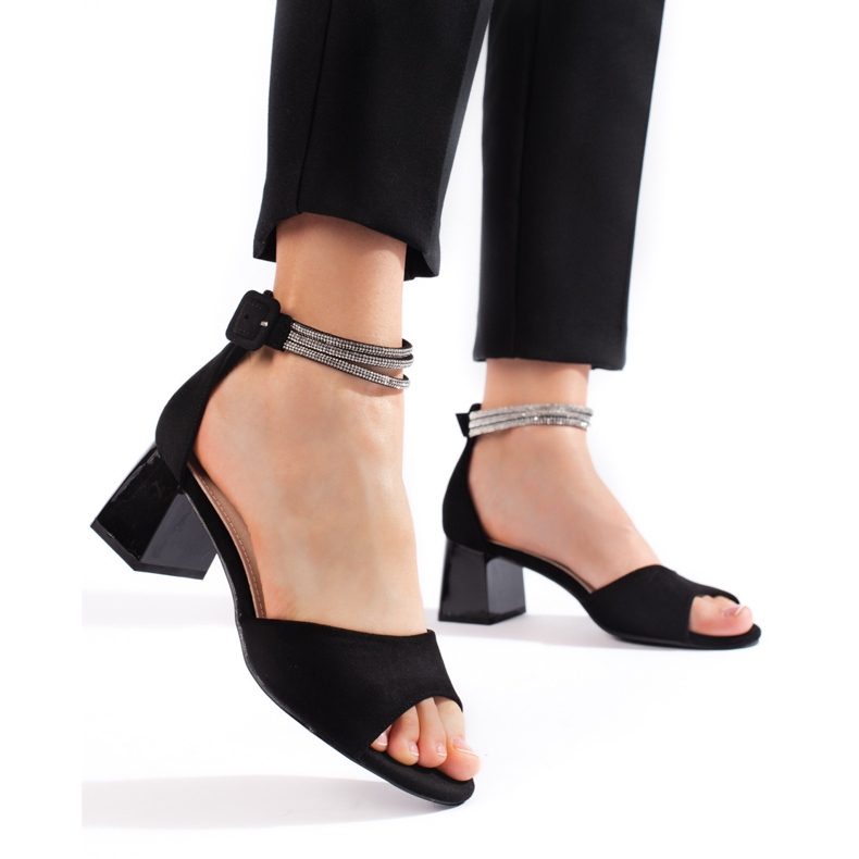 Goodin Sandalias negras de mujer con estilo. negro 1 Goodin Sandalias negras de mujer con estilo. negro 1