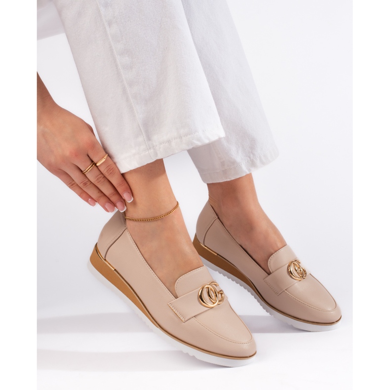 Goodin Señores beige de mujer elegante. 1