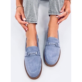 Mocasines de mujer Vaux Azul 4