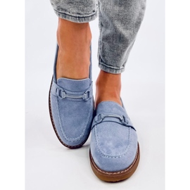 Mocasines de mujer Vaux Azul 1
