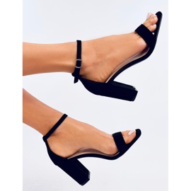 Monner Sandalias de tacón negro 1