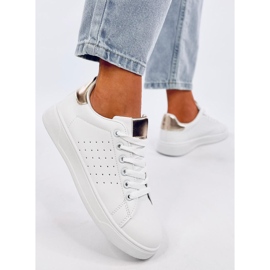 Zapatillas de mujer Helary BLANCO/ORO 3
