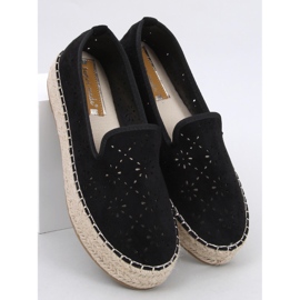 Alpargatas caladas Rigois negras negro 5