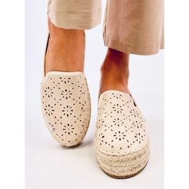 Alpargatas caladas Rigois beige 1