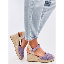 Morelli sandalias cuña alpargata LT.PURPLE violeta 2