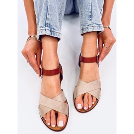 Sandalias mujer Canai Caqui beige 4