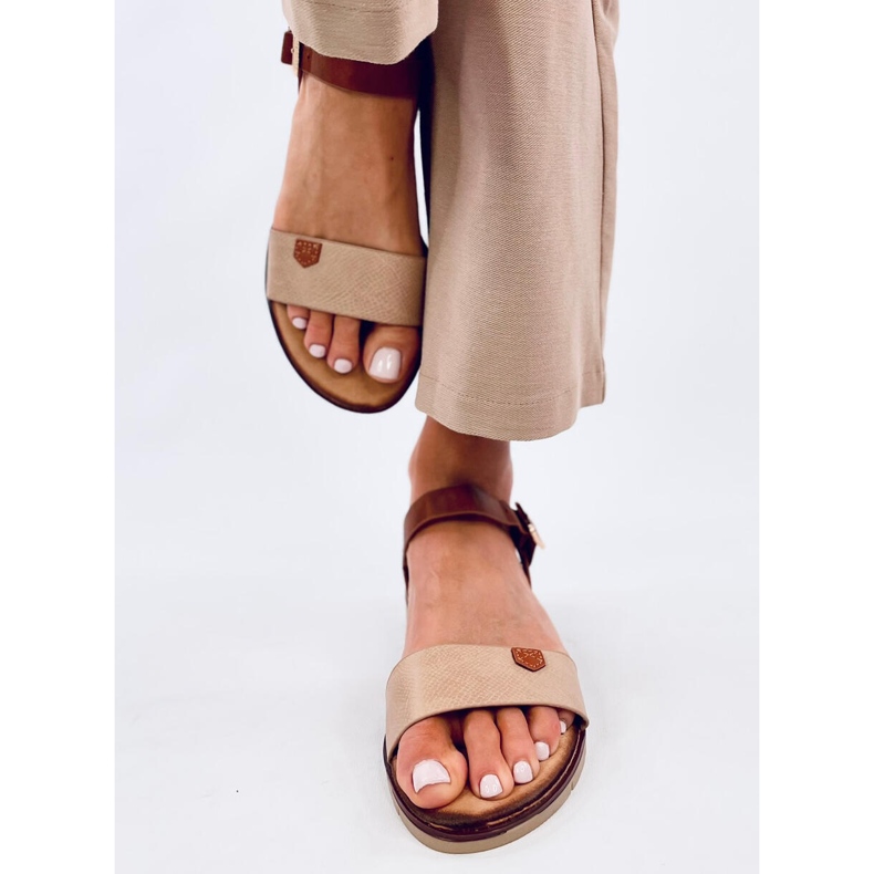Sandalias mujer Almera Beige 1