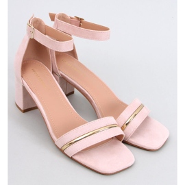 Sandalias tacón bajo Marroc Rosa rosado 5