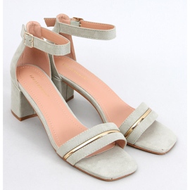 Sandalias tacón bajo Marroc Verde 5