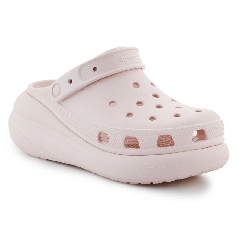 Chanclas Crocs Classic Crush Clog 207521-6UR rosa 1