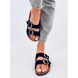 Chanclas Byrd de corcho negro 1