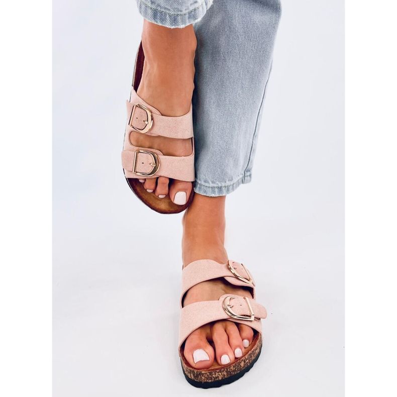 Scholki Byrd Zapatillas de corcho rosa rosado 1