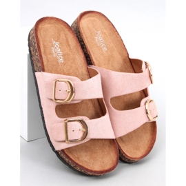 Scholki Byrd Zapatillas de corcho rosa rosado 5