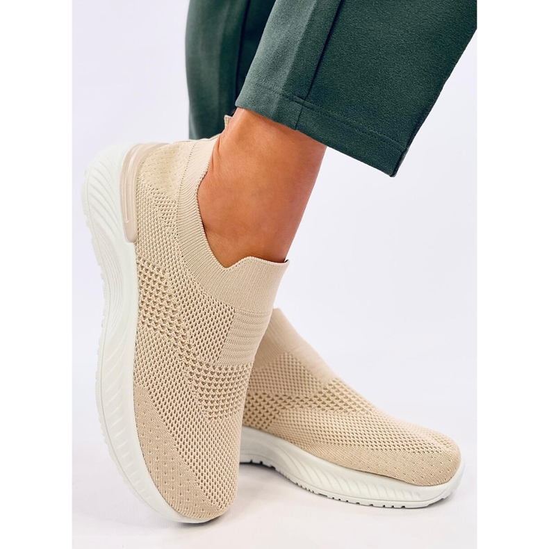 Suare Deportivas calcetín beige 2