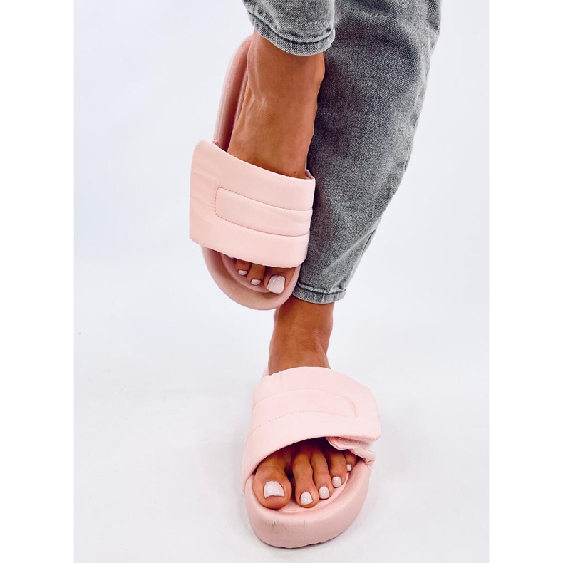 Pantuflas de nailon Cueto Rosa 2